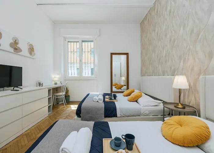 Modern&elegant Double Flat - 15 Min Duomo Apartment *